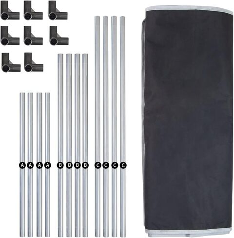 حاوية طابعة ثلاثية الأبعاد لـ Ender 3/Ender 3 pro/Ender 3 V2/Ender 5 Pro غطاء حماية لخيمة الطابعة الصغيرة 17.5 بوصة * 22.2 بوصة * 26.9 بوصة in Kuwait