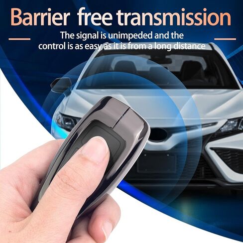 Carbon Fiber Pattern zinc Alloy Smart Key Case Cover Compatible with Ford C-MAX Escape Fiesta Focus RS Fusion Keyless Car Remote Accessory in Saudi Arabia