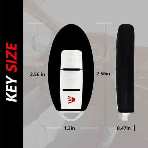 Replacement for 2018 2019 2020 2021 2022 Nissan Kicks S SV Rogue Sport Key Fob Remote Control KR5TXN1 3 Buttons 434MHz in Saudi Arabia