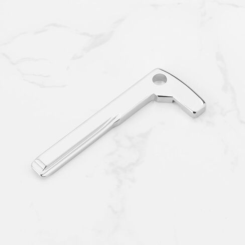 2Pcs Car Key Blade Blank Vehicle Smart Remote Key Blank Uncut Blade Compatible with Mercedes W204 W212 W176 W246 Silver 49x19mm in Saudi Arabia