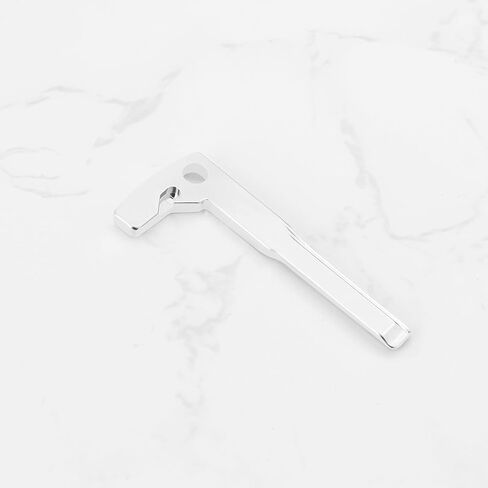 2Pcs Car Key Blade Blank Vehicle Smart Remote Key Blank Uncut Blade Compatible with Mercedes W204 W212 W176 W246 Silver 49x19mm in Saudi Arabia