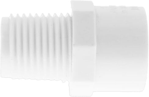 10 Pack PVC Male Adapter Pipe Fittings SAFYY PVC Hose Fitting (Socket x Male Pipe Thread) 2-Way PVC Hose Adapter Coupling 32mm(1'') in Saudi Arabia