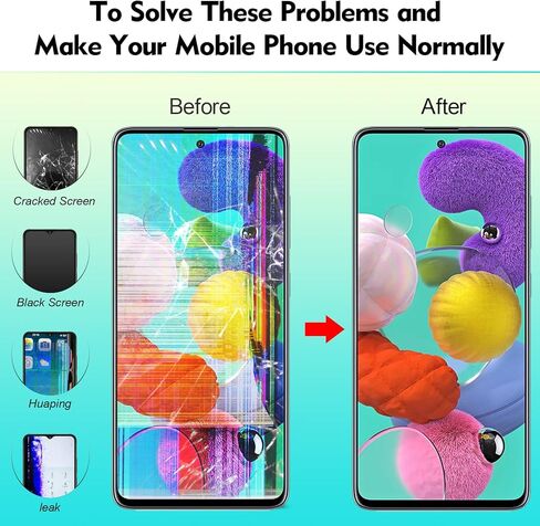 شاشة LCD لهاتف سامسونج جالاكسي A51 A515 A515U1 A515U SM-A515F/DSN Incell Pantalla LCD تعمل باللمس محول الأرقام (ليس لـ A51 5G A516) in Kuwait