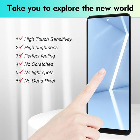 شاشة LCD لهاتف سامسونج جالاكسي A51 A515 A515U1 A515U SM-A515F/DSN Incell Pantalla LCD تعمل باللمس محول الأرقام (ليس لـ A51 5G A516) in Kuwait