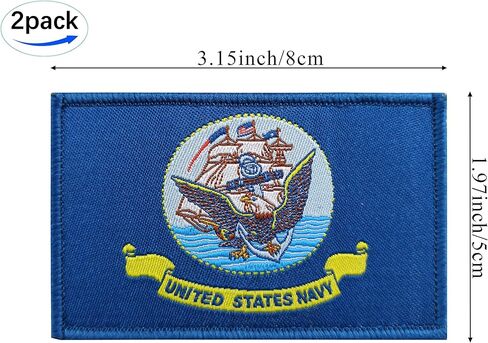 JBCD 2 حزمة من علم البحرية الأمريكية أعلام قوة الجيش التكتيكية التصحيح فخر العلم التصحيح للملابس قبعة التصحيح فريق التصحيح العسكري in Kuwait