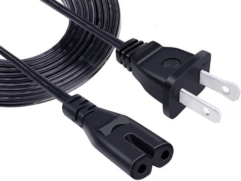 استبدال سلك الطاقة لجهاز Samsung 40 بوصة 50 بوصة UN40H5003 UN40H6203AFXZA UN40H6350AFXZA UN40J6200AFXZA UN40JU6400FXZA UN43J5200 UN46EH5300F UN50EH6050F UN50ES6100F TV 8ft كابل سلك الطاقة in Saudi Arabia