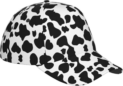 Cute Cow Print Baseball Cap Cute Cow Print Hats for Men and Women in Saudi Arabia