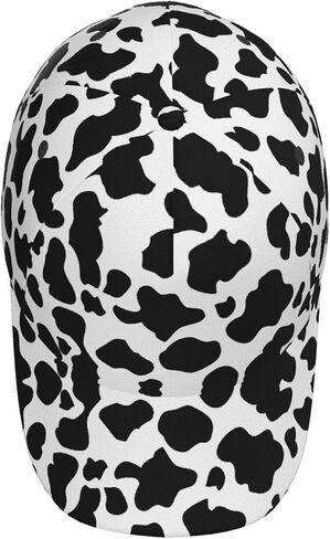 Cute Cow Print Baseball Cap Cute Cow Print Hats for Men and Women in Saudi Arabia