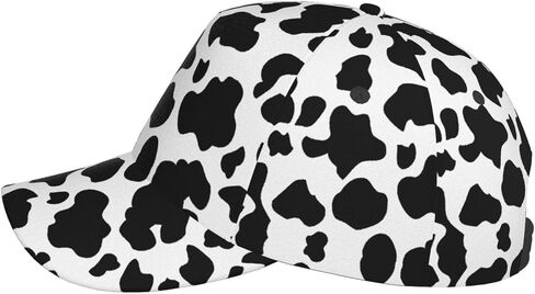 Cute Cow Print Baseball Cap Cute Cow Print Hats for Men and Women in Saudi Arabia