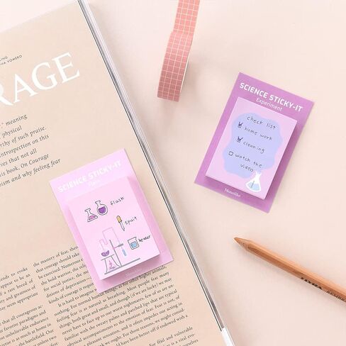 Monolike Science Sticky-it - 6p Set Self-Adhesive Memo Pad 50 Sheets in Saudi Arabia