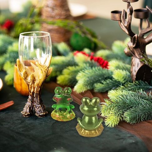 XYQHOAC Frog Resin Mold Silicone Animal Molds 3D Epoxy Resin Mold Candle Casting Mould Resina Epoxi Moldes de Animales Pequeños for DIY Clay Wax Art Craft Desktop Ornament in Saudi Arabia