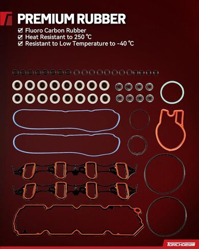 Torchbeam Head Gasket Set 26541 PT/HS 26541 PT Fit for Ram1500/1500 Classic,200,300,Avenger,C/V,Challenger,Charger,Durango,Grand Caravan,Grand Cherokee,Journey,ProMaster,Routan,Town&Country,Wrangler in Kuwait