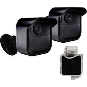 SKYWORLD All-New Blink Outdoor Camera Mount, Weatherproof Protective Housing and 360° Adjustable Mount for Blink 4th 3rd Gen with Blink Sync Module 2 Mount (Black 2 PCS)