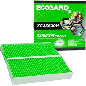 ECOGARD XC35530H High Efficiency Premium Cabin Air Filter + Baking Soda Fits Nissan Altima, Sentra, Murano, Maxima | Infinity G35, FX35, FX45, M45 | Mitsubishi Outlander, Lancer, Outlander Sport