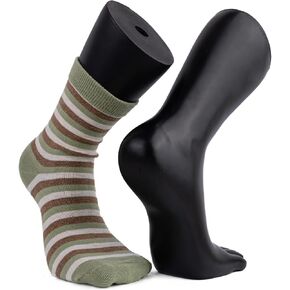 AUEAR, 2 Pack Foot Ankle Chains Display Model Jewelry Stand Support for Socks Left Right Black