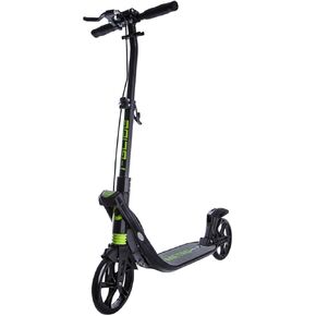 Metro Commuter Folding Kick Scooter - Adult Scooter with Big Wheels - 2 Wheel Scooter, Supports Up to 250 lbs Capacity - Non-Electric for Adults, Foldable - Folding Scooter