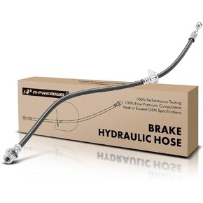 A-Premium Rear Passenger Brake Hydraulic Hose Compatible with Select Honda and Acura Models - Pilot 2016-2021, Ridgeline 2017-2021, Passport 2019-2021, MDX 2014-2016, 3.5L - Replace# 01466TZ5A01