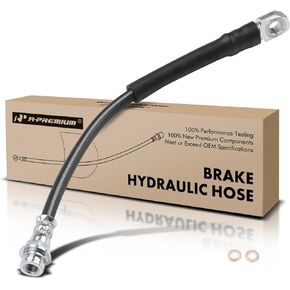 A-Premium Front Side Brake Hydraulic Hose Compatible with Select Chevy, Cadillac, Buick, GMC, Oldsmobile and Pontiac Models - Impala, Caprice, Astro, Fleetwood, DeVille, Electra, LeSabre, Safari, 98