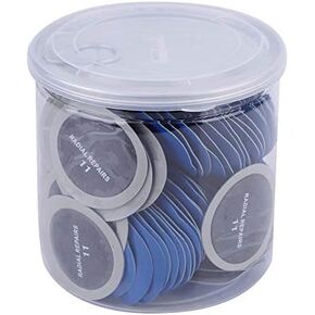 VGEBY 120Pcs Tire Repair Patch, Car Tyre Puncture Repair Patches Rubber Tire Cold Patch Tire Patch Tire Patch Kit Heavy Duty Tire Patch Kit Heavy Duty Tire Patch Kit