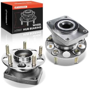 A-Premium 2 x Rear Wheel Bearing and Hub Assembly with ABS & 5-Lug Compatible with Honda HR-V 2016-2022, AWD Only