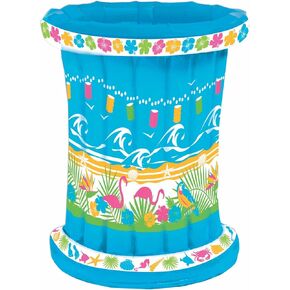 Forum Novelties Inflatable Luau Barrel Cooler, 20" x 25"