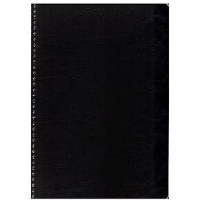 Clairefontaine Classic Wirebound Notebooks 8 1/4 in. x 11 3/4 in. ruled with margin, black cover 50 sheets