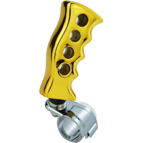 Grip Steering Wheel Assist Knob Heavy Car Turning Power Handle for Most Manual Automotive Transmission Vehicles (Titanium)