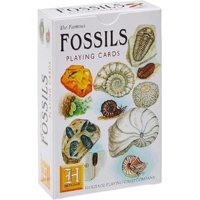Fossils set of 52 playing cards + jokers (hpc)