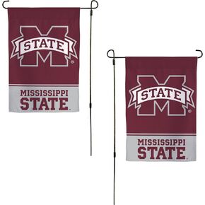Desert Cactus Mississippi State University Garden Flag Bulldogs MSU Banner 100% Polyester (Design A)