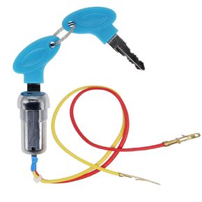 2 Wires Ignition Switch Key Starter Switch with 2 Keys ​On-Off Fit for Electric Scooter ATV Moped Go Kart Electric Bicycle Throttle Lock,Perfect Replacement Accessories.