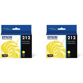 EPSON 212 Claria Ink Standard Capacity Yellow Cartridge (T212420-S) Works with WorkForce WF-2830, WF-2850, Expression XP-4100, XP-4105