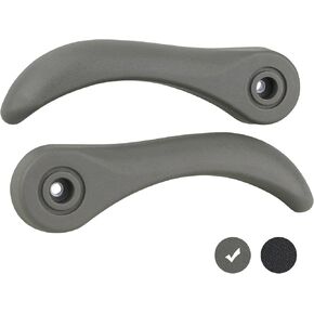APPERFiT مقبض كرسي قابل للتعديل رافعة بيوتر رمادي (زوج) متوافق مع Chevy Blazer Colorado S10، GMC Canyon Jimmy Sonoma، Oldsmobile Bravada 89039094 89039102