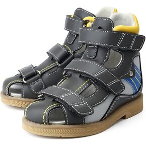 صنادل لتقويم العظام للأطفال الصغار مع دعم للقوس والكاحل، أحذية تصحيحية جلدية للأطفال in Kuwait