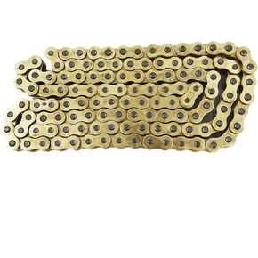 Motorcycle 520 O Ring Gold Drive Chain 120 Links Replacement for 520 X 120 with Masterlink