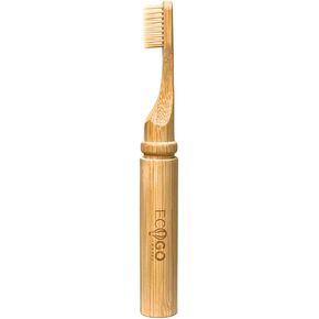 Foldable Bamboo Toothbrush with BPA-Free Soft Bristles | Eco-Friendly, Travel-Sized, Reusable Compact Case, Biodegradable Recycled Packaging