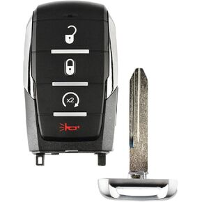 Keyless Entry Remote Start Car Key Fob 4btn For Ram (OHT-4882056)