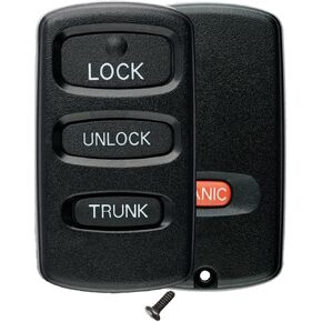 KeylessOption Keyless Entry Remote Key Fob Case Shell Button Pad Outer Cover Repair for Mitsubishi