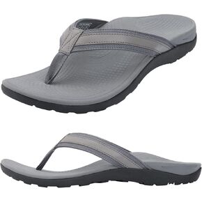 شباشب لتقويم العظام للرجال، صنادل داعمة للقوس العالي لعلاج التهاب اللفافة الأخمصية وتخفيف آلام الكعب المسطح، وتبطين ومقاوم للانزلاق، صندل شاطئ مريح للمشي عند أصابع القدم in Kuwait