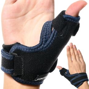 Thumb Brace - Thumb Spica Splint - CMC Joint Thumb Support Brace for Pain Relief,Arthritis,De Quervain's Tendonitis,Sprains,Strains,Trigger Thumb Immobilizer,Left or Right Hands(Medium)