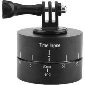 360° 60 Minutes Time Lapse Stabilizer Rotating Tripod, with Adapter, Time Lapse Stabilizer Tripod Adapter, for Smartphones, Cameras