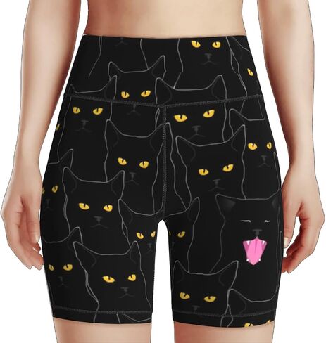 Women's Biker Shorts Tummy Control Yoga Short Exercise Workout Butt Lifting Tights Short Pants, in Saudi Arabia