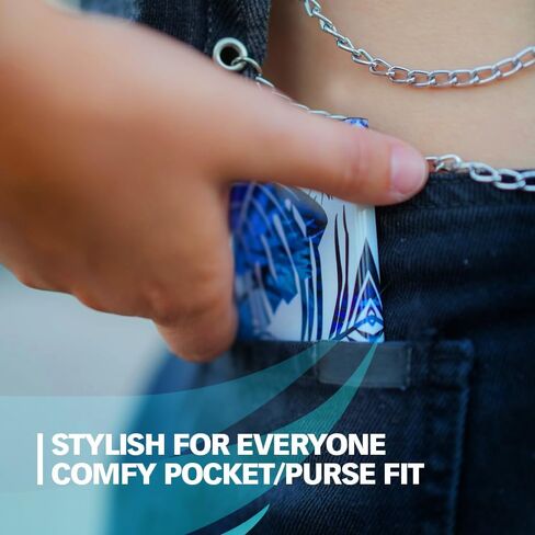 Sleek card holder for patriots - Glossy aluminum RFID blocking slim wallet, complete packaging w/design & accesories, original gift for someone you love in Saudi Arabia