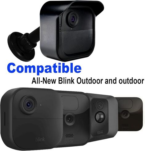 حامل الكاميرا الخارجية Blink الجديد كليًا من SKYWORLD، غطاء واقٍ مقاوم للطقس وحامل قابل للتعديل 360 درجة للجيل الرابع من Blink مع وحدة مزامنة Blink 2 Mount (أسود 2 قطعة) in Kuwait
