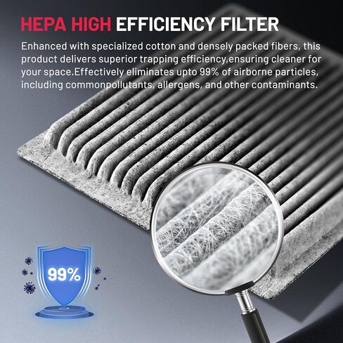 BDFHYK CF10138 Cabin Air Filter w/Activated Carbon Replacement for 1999-2003 RX300, 2001-2005 IS300, 2001-2007 Highlander in Saudi Arabia