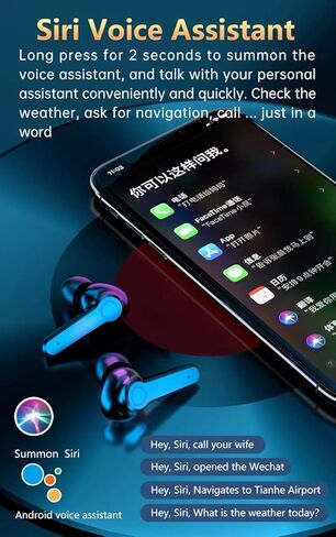 سماعات أذن لاسلكية M19 مستوردة، سماعة رأس تعمل باللمس، شاشة LED رقمية، سماعة رأس رياضية، ميكروفون ومصباح يدوي، صوت جهير عميق، جودة صوت ستيريو غامرة، وقت تشغيل طويل، سهل الاتصال in Kuwait