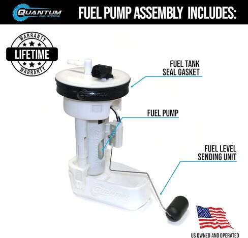 QFS OEM In-Tank Fuel Pump Assembly Replacement for Suzuki KingQuad 450, KingQuad 500, KingQuad 700, KingQuad 750 ATV LTA, 2005-2021, OEM 15100-31G00, 15100-31G30 in Saudi Arabia