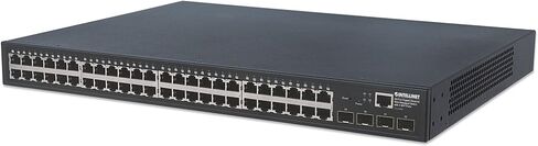 Intellinet 24 Port Web Managed Gigabit Ethernet Switch with 2 SFP Ports –with 19" Rackmount Brackets, SNMP Management and Remote Monitoring, Metal Housing, Fanless & Quiet–3 Yr Mfg Warranty-560917 in Saudi Arabia