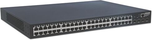 Intellinet 24 Port Web Managed Gigabit Ethernet Switch with 2 SFP Ports –with 19" Rackmount Brackets, SNMP Management and Remote Monitoring, Metal Housing, Fanless & Quiet–3 Yr Mfg Warranty-560917 in Saudi Arabia