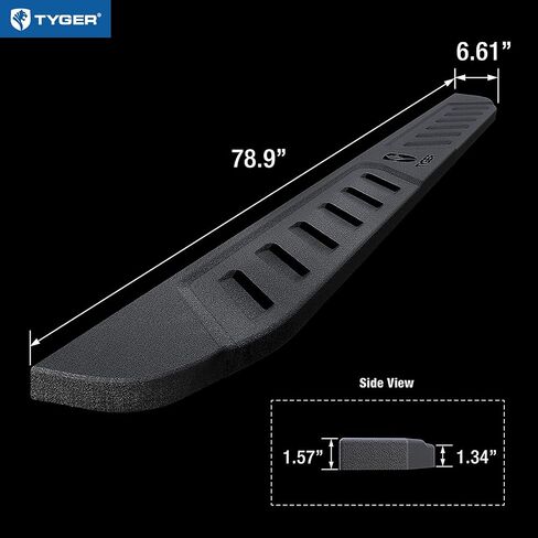 Tyger Auto 6.6" Blade Running Boards Compatible with 2019-2024 Ford Ranger | Supercrew Cab | TG-BL3F7318 | Side Step Nerf Bars in Saudi Arabia