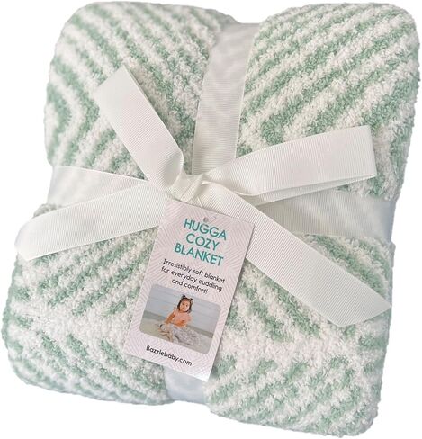 Bazzle Baby Mini Hugga Lovie Blanket with Teething Corner Plush Blanket for Girls and Boys | Ultra Soft Barefoot Lovie Blankets, 2pk (L-Min 2pk) in Saudi Arabia